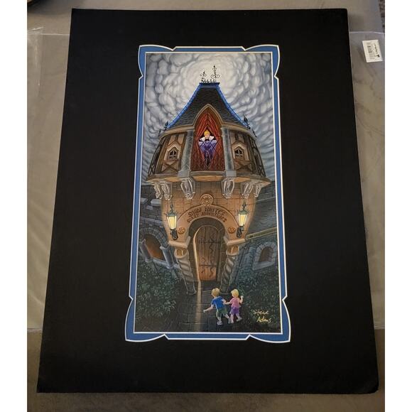 Disney Artist Print - Snow White's Scary Adventures By Steve Adams - Picture 1 of 7